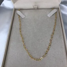 Choker Elo Mini Corações - Banhado a Ouro 18K