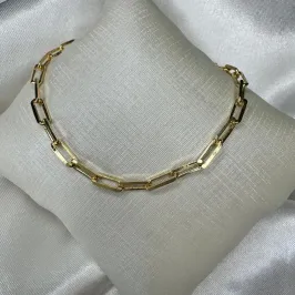 Pulseira Elo Cartier Laminado - Banhado a Ouro 18k