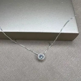 Colar Ponto de Luz Redondo 6mm - Prata 925