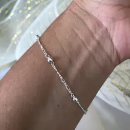 Pulseira Bolinhas - Prata 925