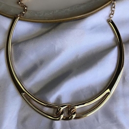 Choker Aro Orgânico - Banhado em Verniz Italiano
