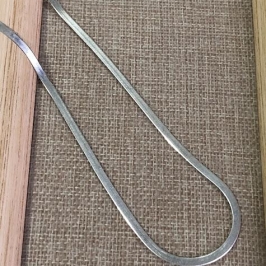 Colar Fita 45cm - Prata 925