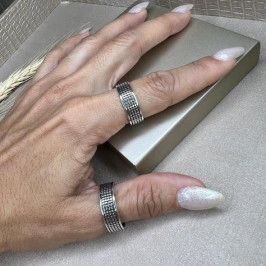 Anel Aliança Masculino (Und) - Prata 925