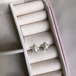 Brinco Pequeno Estrela do Mar - Prata 925