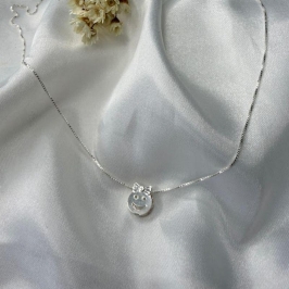 Colar Carinha Menina Smile - prata 925
