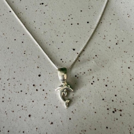 Pingente Golfinho - Prata 925