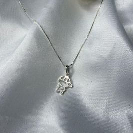 Pingente Menino Cravejado Zircônias - Prata 925