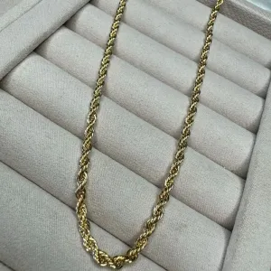 Colar Longo Fio Baiano - Banhado a Ouro 18K