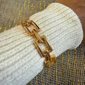Bracelete Elo Relógio - Banhado a Ouro 18K