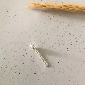 Berloque Gratidão - Prata 925