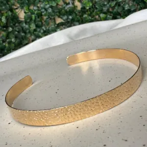 Choker Aro Fino Trabalhado - Banhado a Ouro 18K
