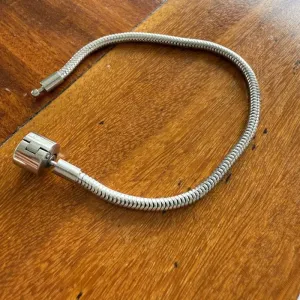 Pulseira para Berloques 18cm- Aço Inoxidável