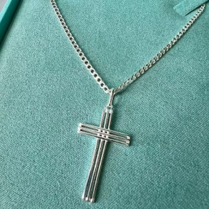 Pingente Cruz 3 Fios - Prata 925