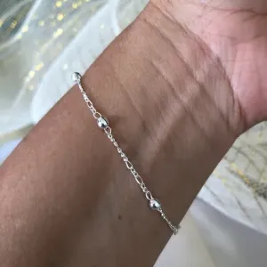 Pulseira Bolinhas - Prata 925