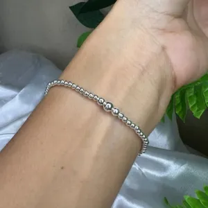 Pulseira de Bolinhas - Prata 925