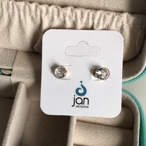 Brinco Ponto de Luz  - Banhado a Ouro 18K