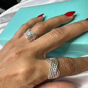 Anel 7 Fios Entrelaçados (Und) - Prata 925