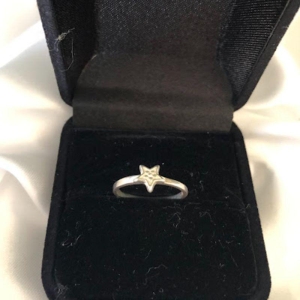 Anel com Estrela - Prata 925