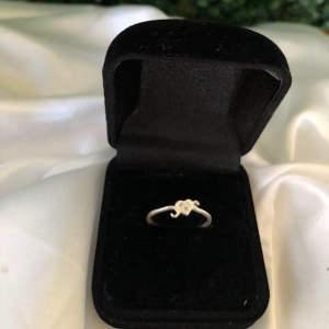 Anel Coração Cravejado Zircônia - Prata 925