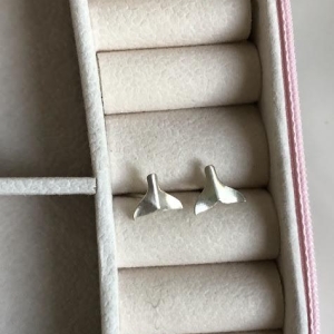 Brinco Rabo de Sereia Pequeno - Prata 925