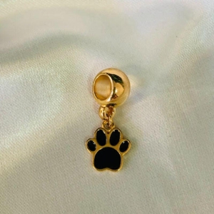 Berloque Dourado Patinha Dog