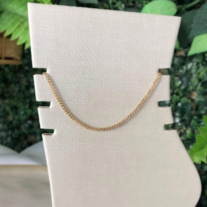 Tornozeleira Corrente Grumet - Banhado a Ouro 18K