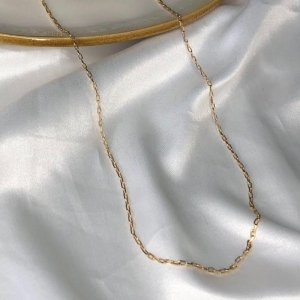 Colar Corrente Cartier Elo Pequeno 60cm -  Banhado a Ouro 18K