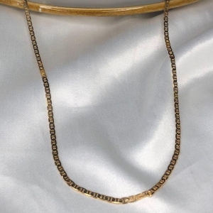 Colar Corrente Piastrine 60cm - Banhado a Ouro 18k