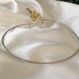 Choker Aro Rígido Redondo - Prata 925