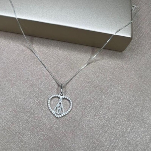 Pingente Coração de Nossa Senhora Aparecida - Prata 925