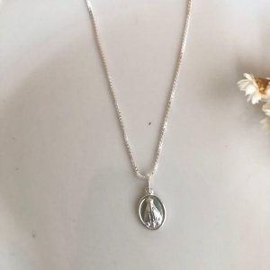 Pingente Medalhinha Nossa Senhora Aparecida - PRATA925