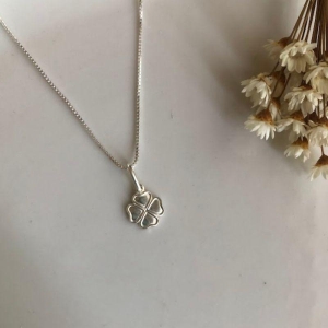 Pingente Trevo Da Sorte - Prata 925