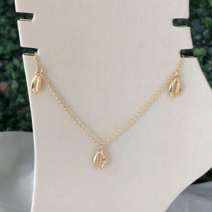 Tornozeleira Búzios - Banhado a Ouro 18k