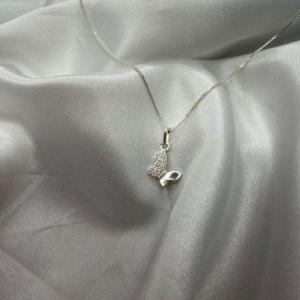 Pingente Borboleta Cravejado Zircônias - Prata 925