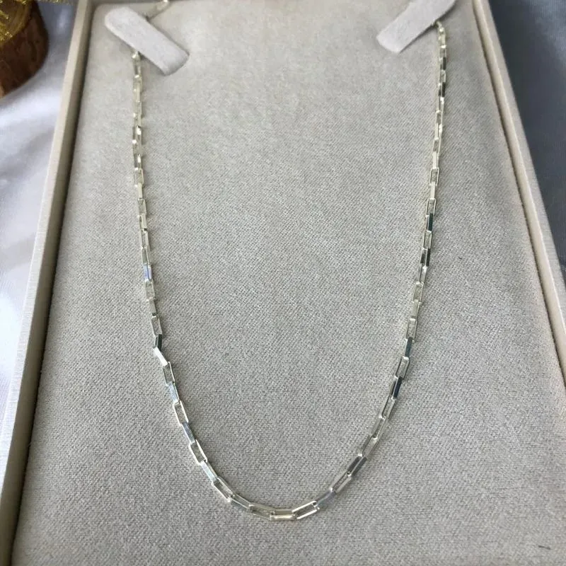 Colar Corrente Cartier Pequena - Prata 925