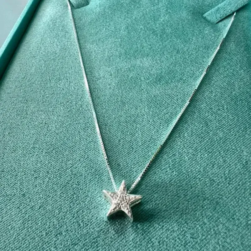 Colar Pingente Estrela Cravejado Zircônias - Prata 925