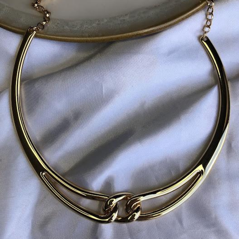 Choker Aro Orgânico - Banhado em Verniz Italiano