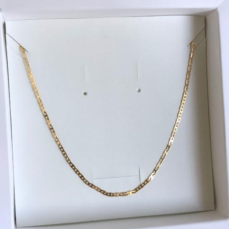 Colar Corrente Piastrini Fininha - Banhado a Ouro 18k