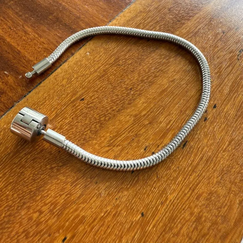 Pulseira para Berloques 20cm- Aço Inoxidável