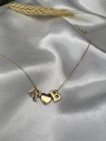 Pingente Letra ou Coração - Banhado a Ouro 18K