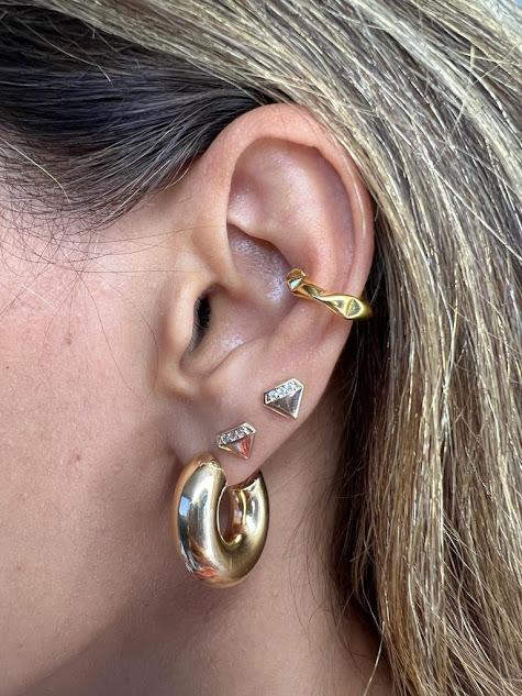 Piercing Fake Juliete - Banhado a Ouro 18K