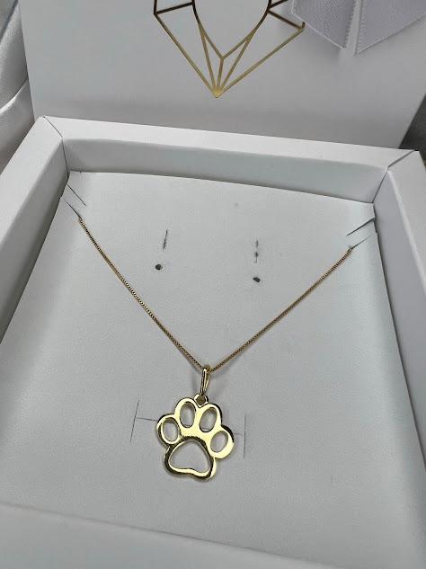 Colar Pata de Pet  - Banhado a Ouro 18K