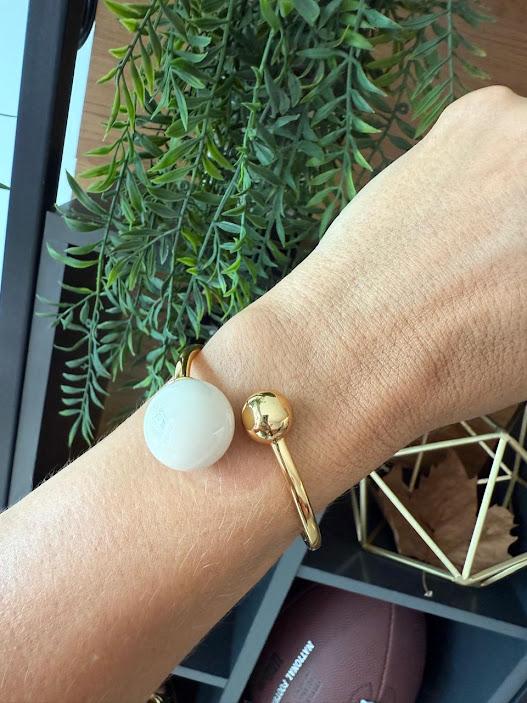 Bracelete com Esferas - Banhado em Verniz Italiano