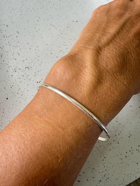 Bracelete Liso - Prata 925