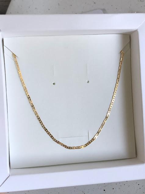 Colar Corrente Piastrini Fininha - Banhado a Ouro 18k