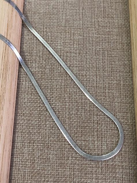 Colar Fita 45cm - Prata 925