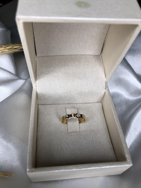 Anel ABC Aro Liso - Banhado a Ouro 18k